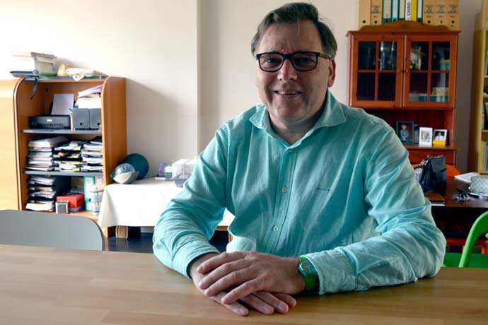 Michel Vandriessche is sinds juli 2013 voorzitter van Groen