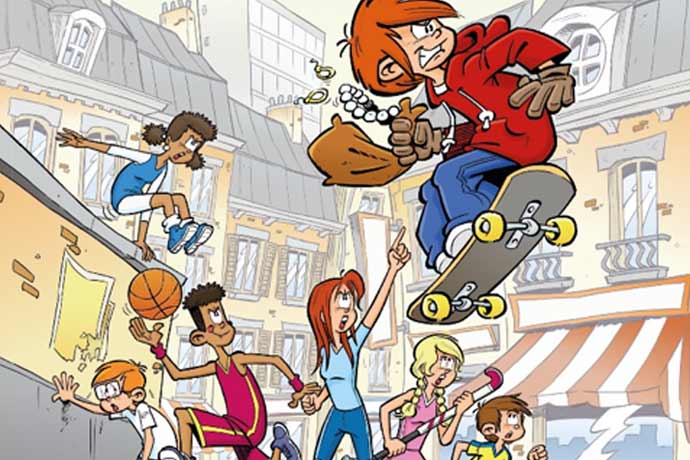 Nico De Braeckeleer publiceerde zijn eerste stripalbum in de reeks Sportsbende.