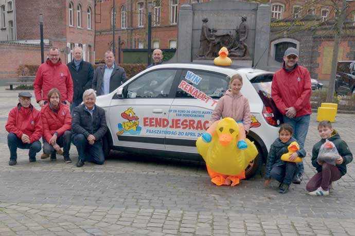 Eendjesrace op 20 april 2019